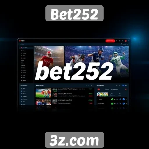 Experiência do usuário e interface do Bet252